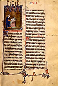 Miscellanea in francese contenente 'Le trsor' di Brunetto Latini (sec. XIII/XIV). Firenze, Biblioteca Medicea Laurenziana, Ashb. 125, c. 60r. 